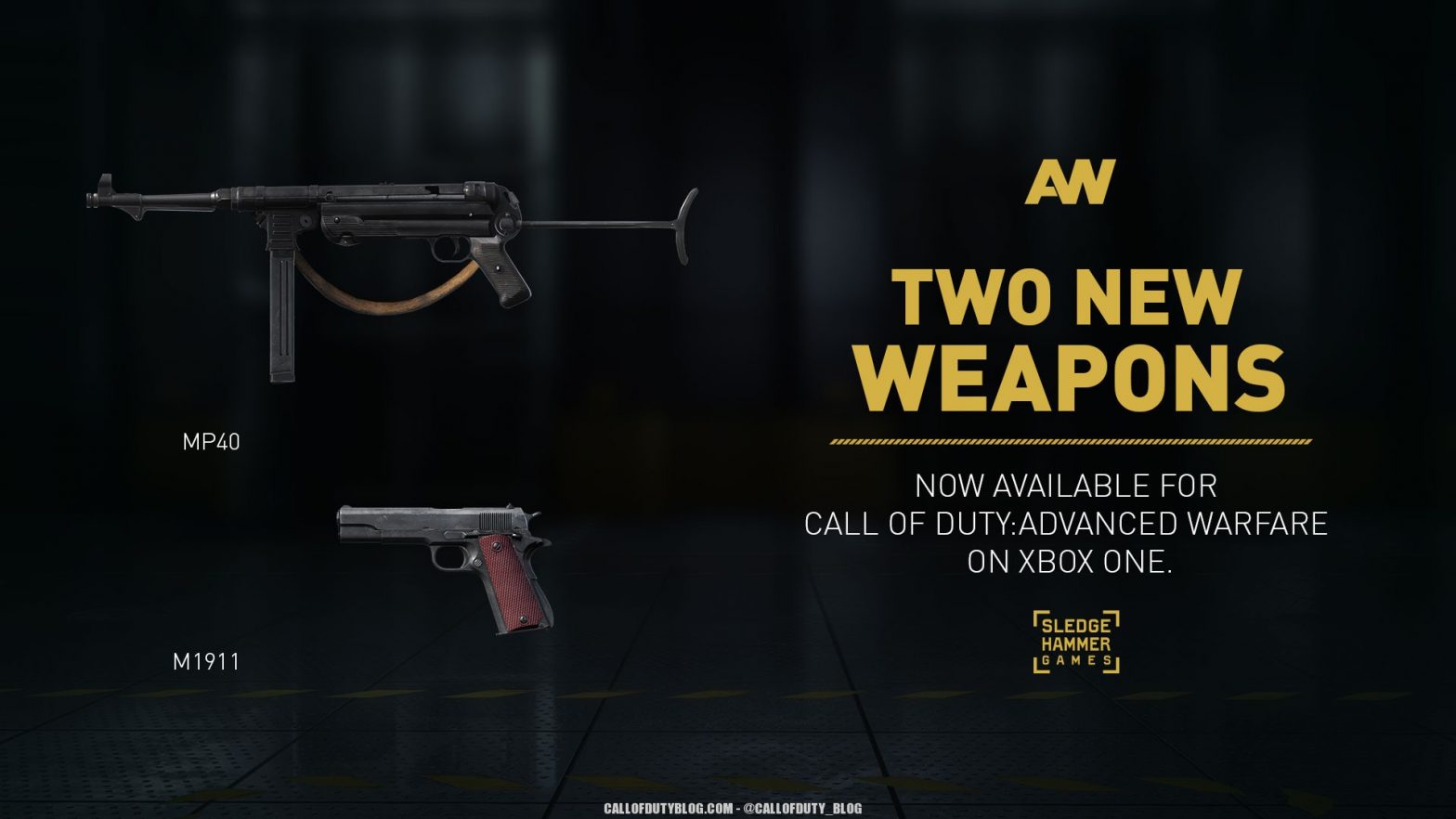M1911 and MP40 Weapons Now Available for Advanced Warfare