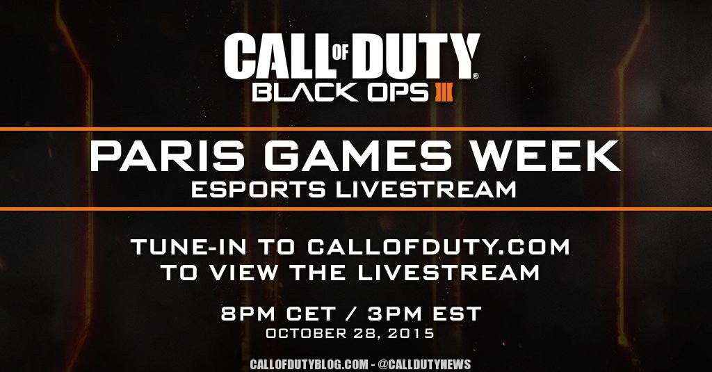 New Black Ops 3 Maps to Be Shown at Paris Games Week on October 28th