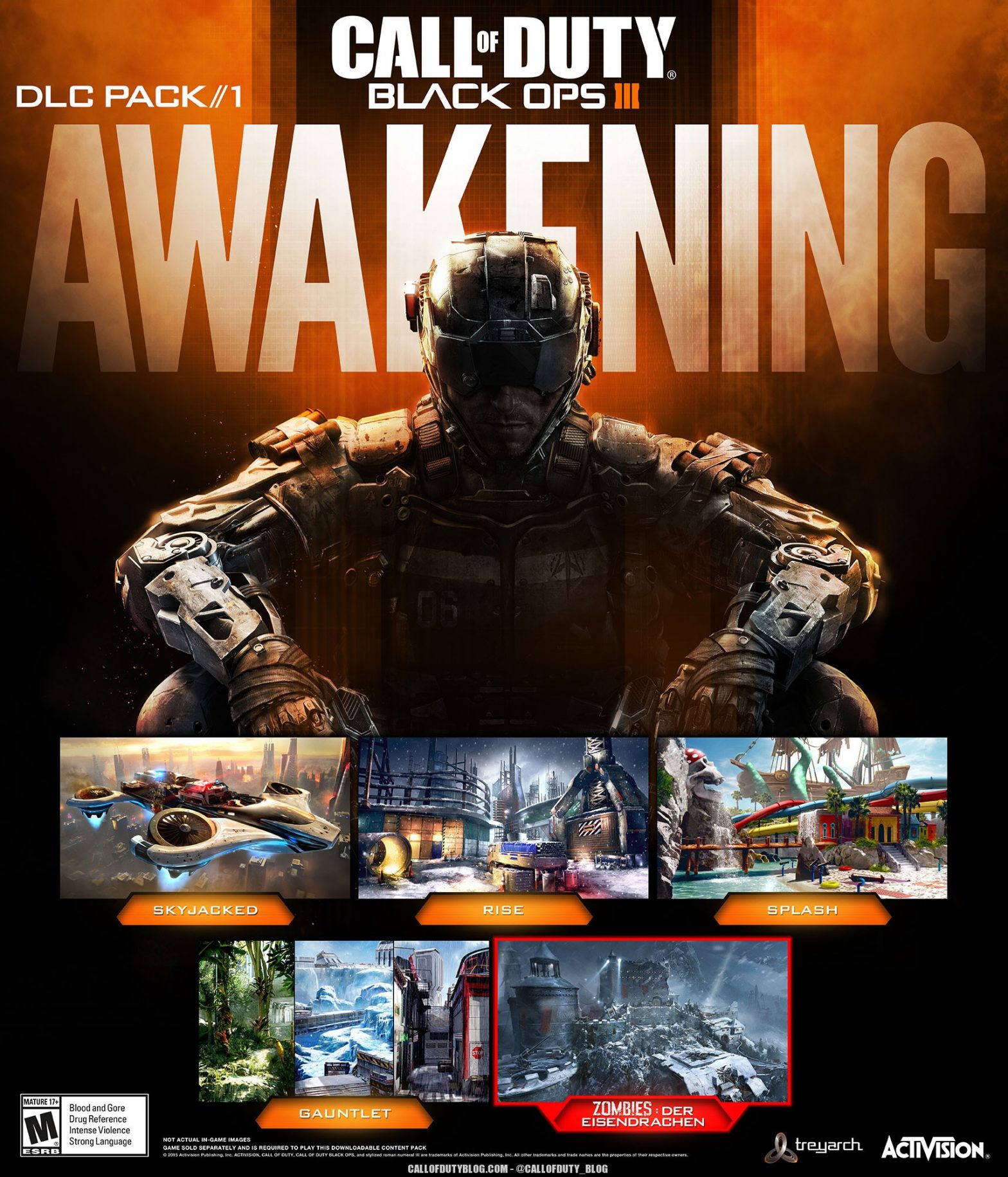Awakening DLC (Pack #1) Announced for Black Ops 3