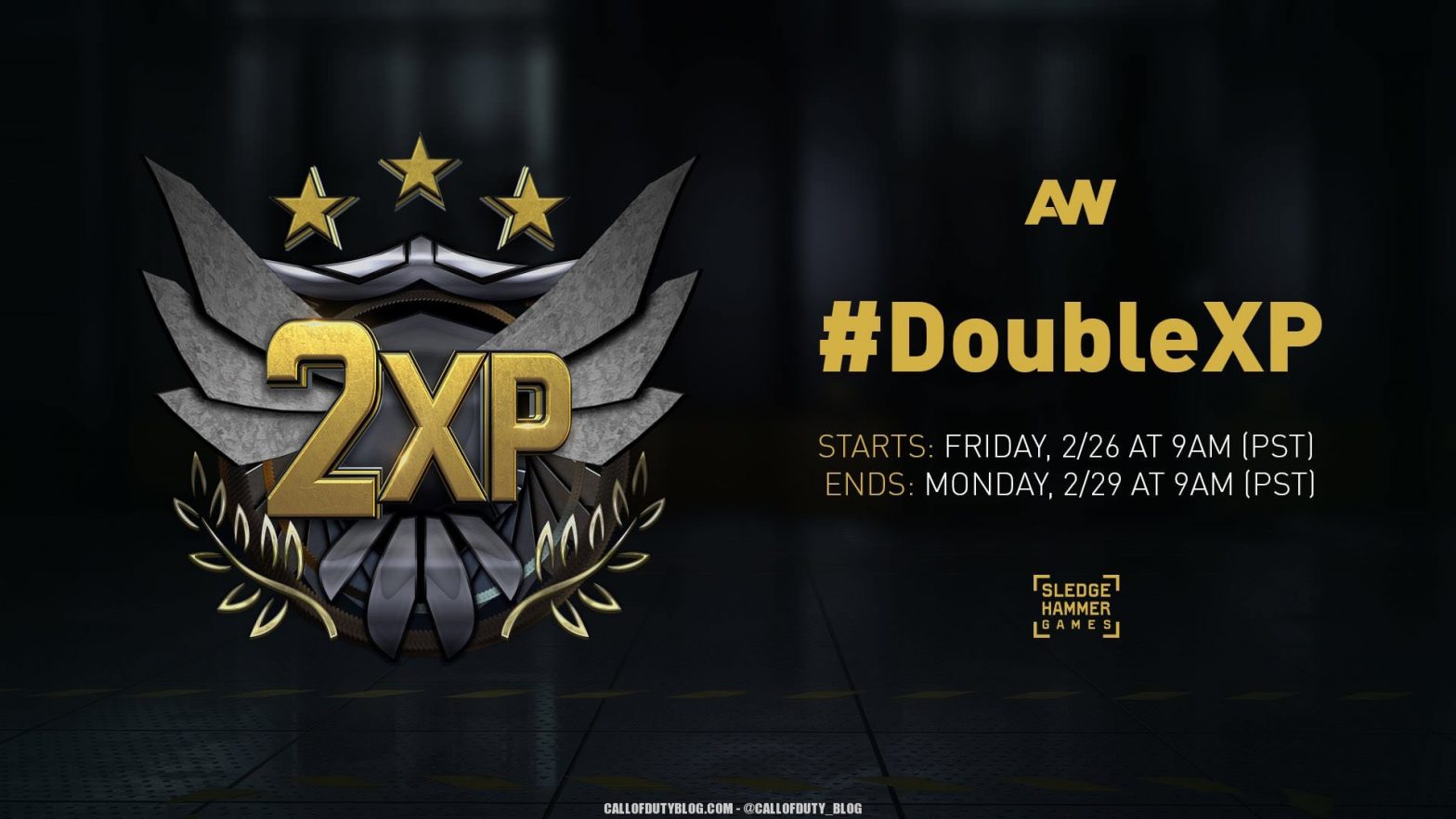 Double XP this weekend on Advanced Warfare