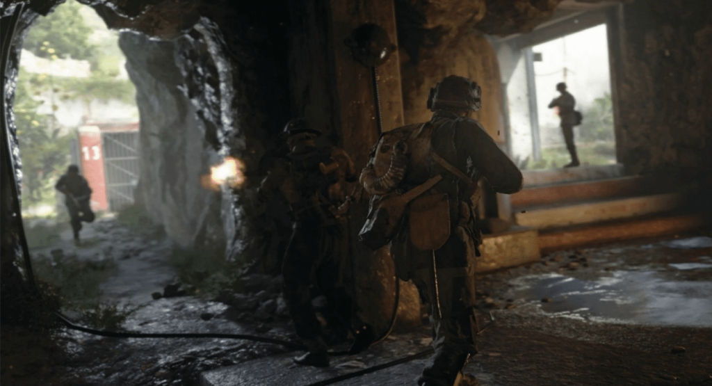 COD WWII Twin Bunkers
