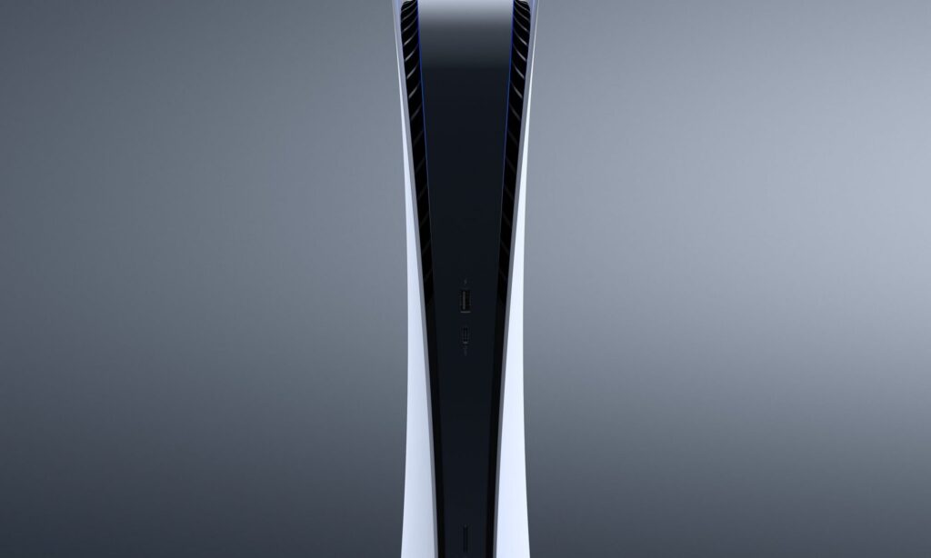 PlayStation 5 Digital Edition Standing