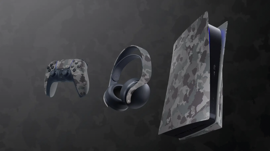 PS5 Gray Camouflage Collection