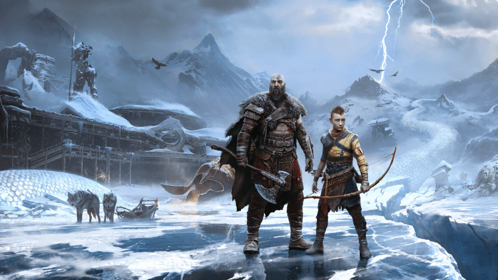 God of War Ragnarok In Snow