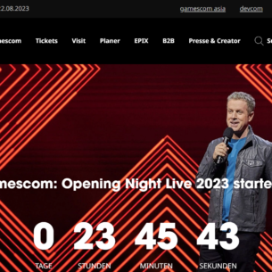 Gamescom 2023 Website