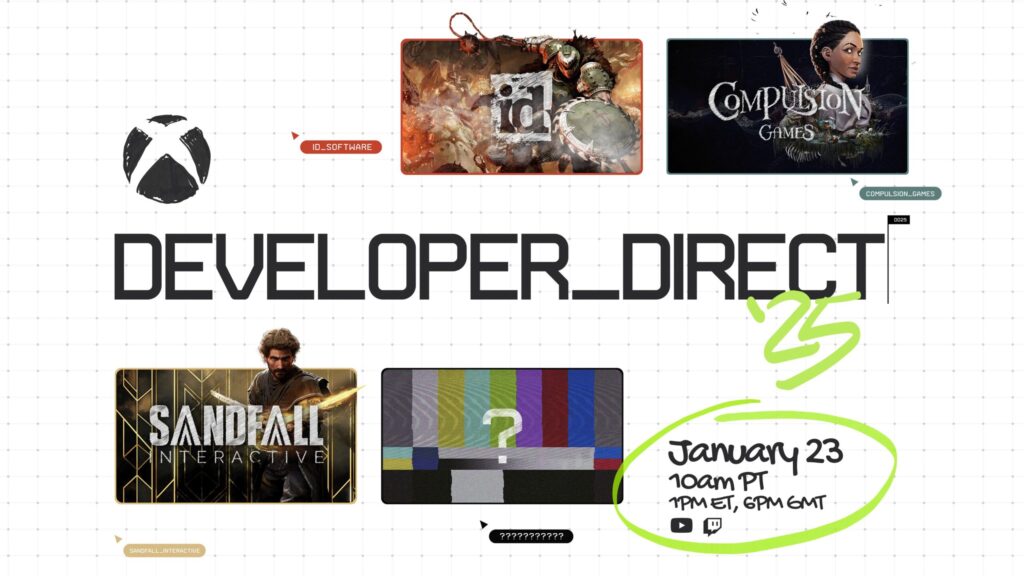 Xbox Developer Direct Jan 2025