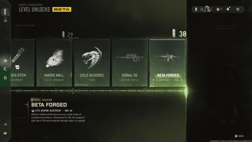 CoD Modern Warfare 4 Rank Achievements